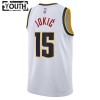 Dres Denver Nuggets Nikola Jokic 15 Nike 2022-23 Association Edition Bijela Swingman - Dječji